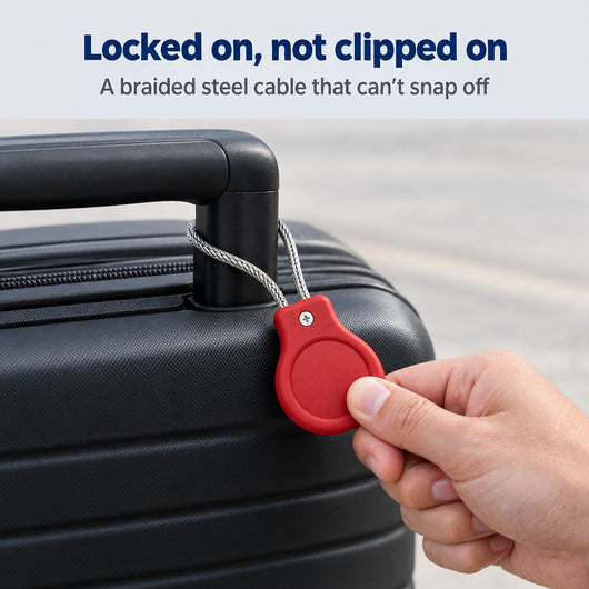 Anti-Theft Trackable Luggage Tag