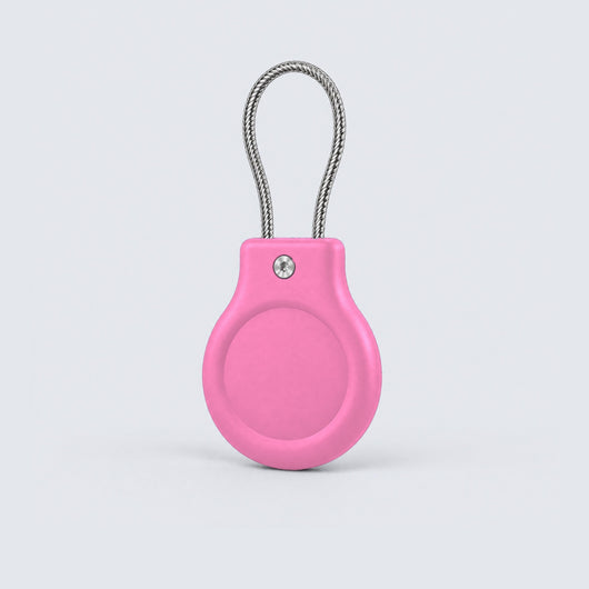 Anti-Theft Trackable Luggage Tag in Pink